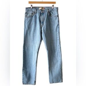 Levi’s 505 Jeans W34 L32 Straight Fit Light Wash Classic Denim